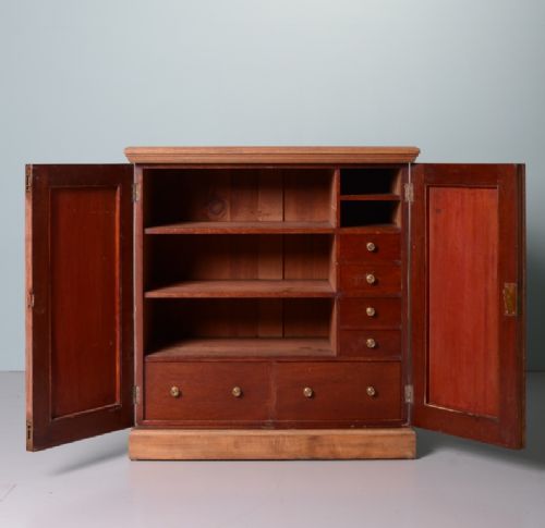 English Antique Walnut Cabinet