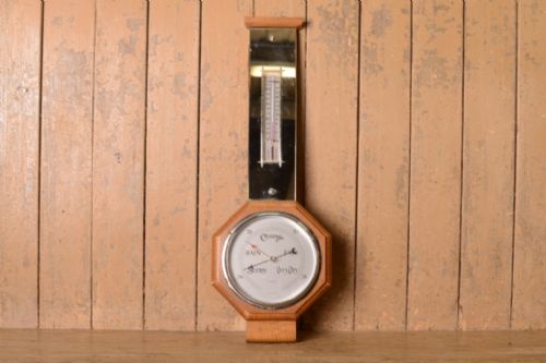 1930'S British Oak Barometer