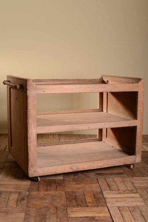 English Antique Bakers Trolley/island