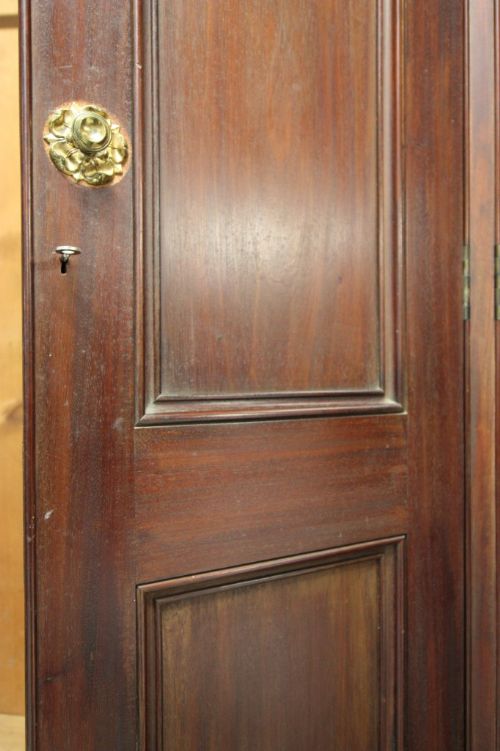 fig 3. Large Country House Antique Mahogany Cupboard