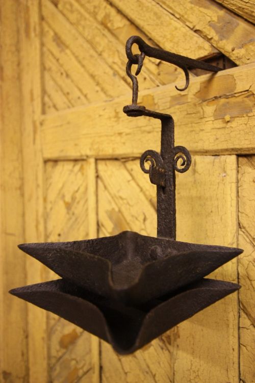 Georgian Antique Iron Cruise Lamp