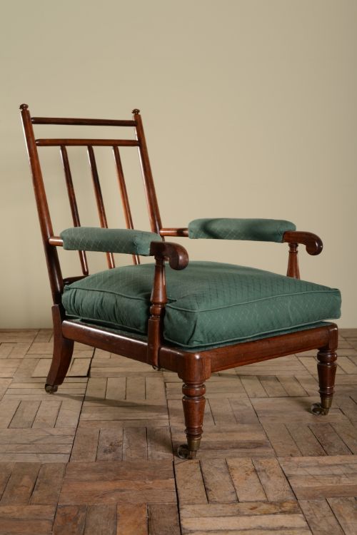 fig 1. William IV Rosewood Antique Armchair