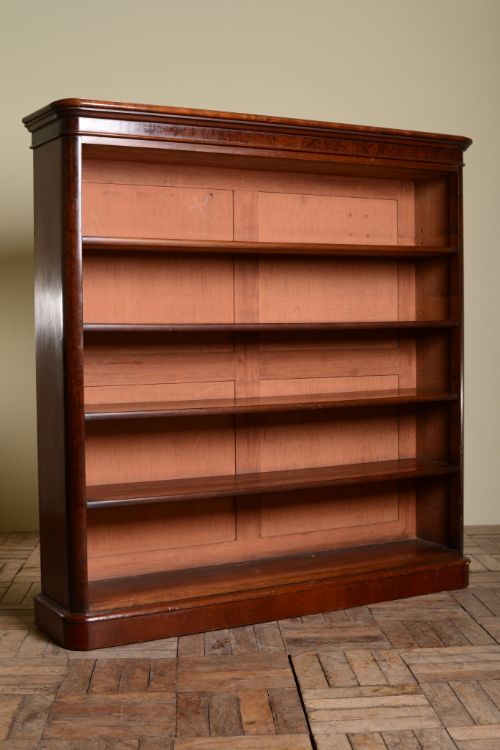 Best Quality Antique Mahogany Open Bookcase