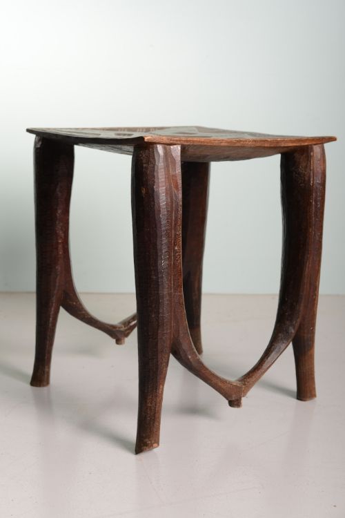 Antique 'Ashanti' Tribal Side Table/stool