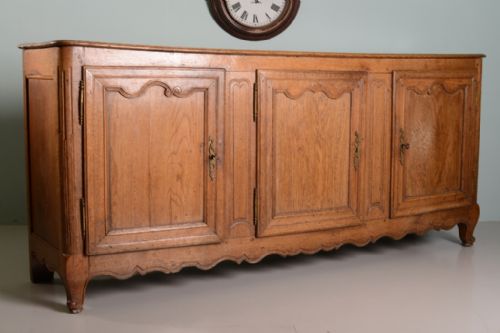 fig 1. 18th Century Antique Oak Enfilade Dresser Base