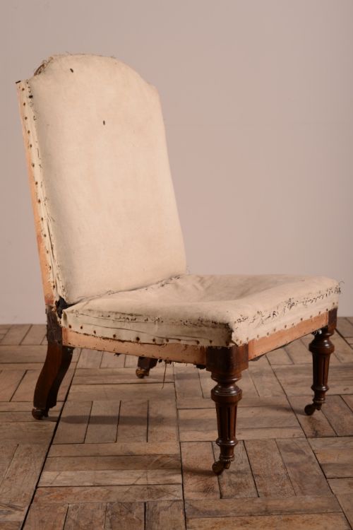 English Low Antique Side Chair