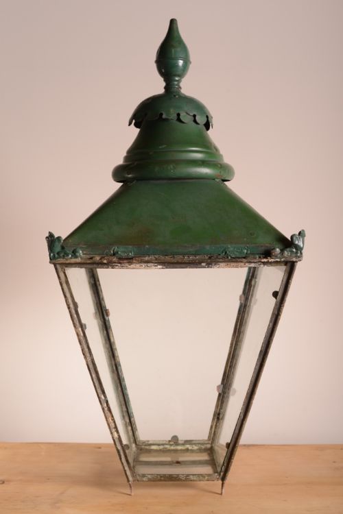 Large Antique Copper Lantern