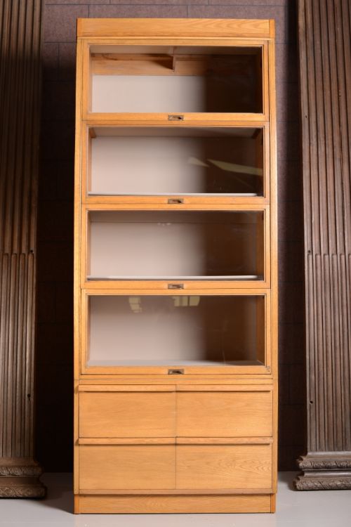 1930'S Oak Haberdashery Cabinet