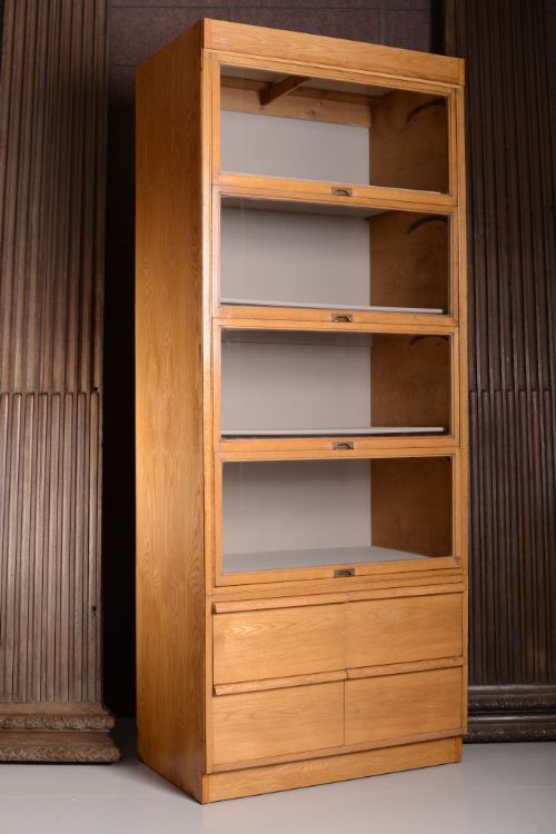 fig 1. 1930's Oak Haberdashery Cabinet