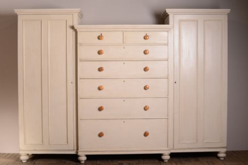 Superb William IV Antique Wardrobe/dressing Cupboard