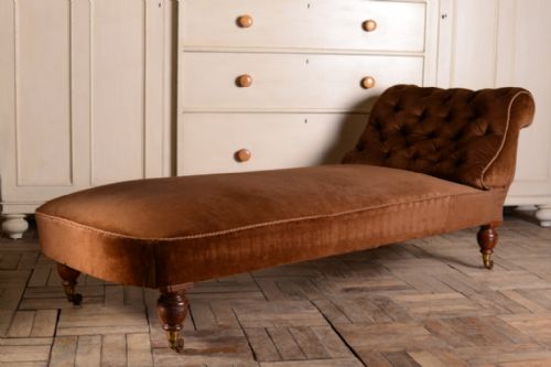 Traditional Antique Upholstered Daybed
