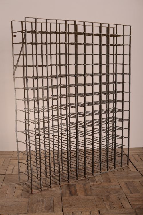 19th Century Iron Work Antique Wine Rack