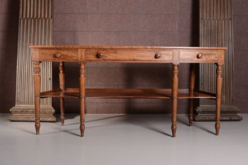 fig 1. Beautiful Georgian Antique Mahogany Serving Table