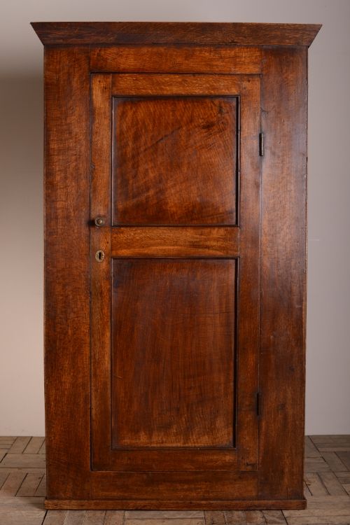 fig 1. Georgian Antique Oak Food Cupboard