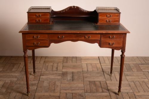 fig 1. Antique Mahogany Writing Desk by Shapland & Peter