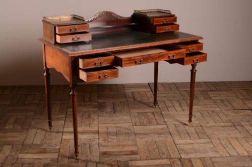 fig 2. Antique Mahogany Writing Desk by Shapland & Peter