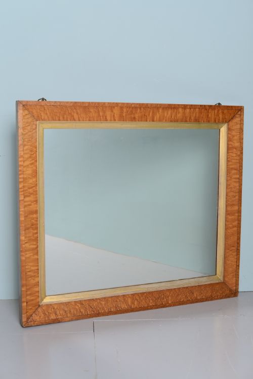 Regency Antique Burr Maple Mirror