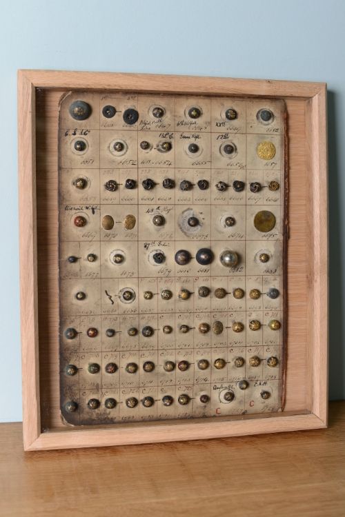 fig 1. Collection of Antique 18th & 19th Century Buttons