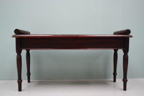 English Painted Pine Antique Window Seat