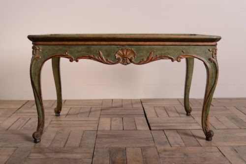 fig 1. 19th Century Elegant Low Table in Original Paint