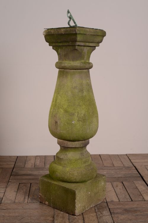 Antique Sandstone & Bronze Sundial
