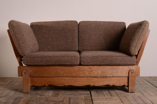 1930'S Heals Oak Bed Settee