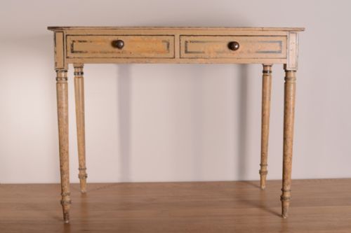 fig 1. Regency Antique Side Table in Original Paint