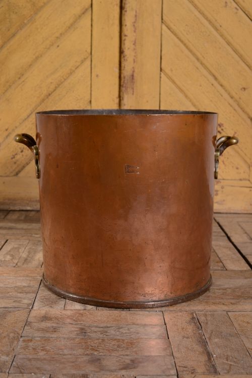 Huge White Star Line Antique Copper Vessel