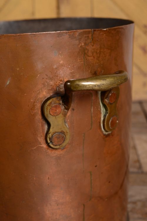 fig 1. Huge White Star Line Antique Copper Vessel