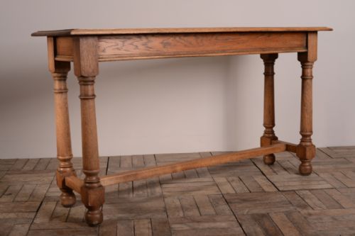 Antique Oak Side Table by Waring & Gillows.