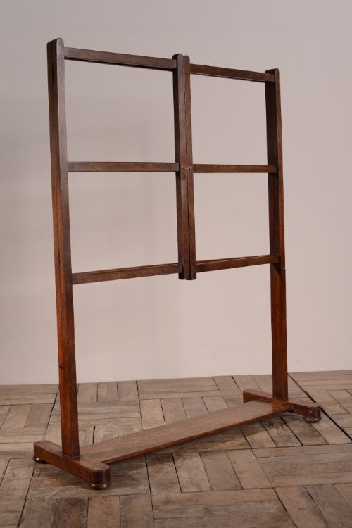 fig 1. Unusual Georgian Antique Folding Towel Rail