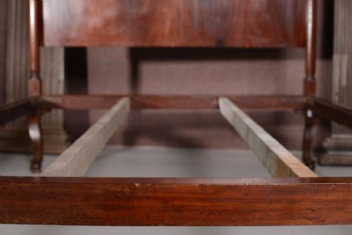fig 2. Rare Antique Mahogany Campaign Four Poster Bed