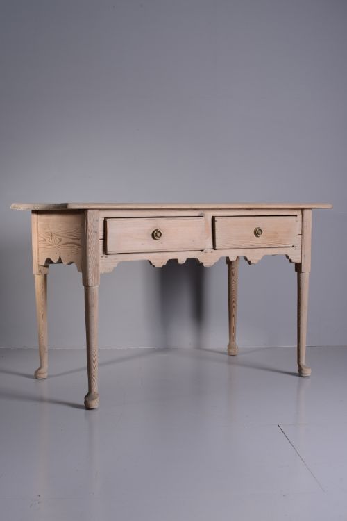 18th Century Antique Pine Lowboy Table