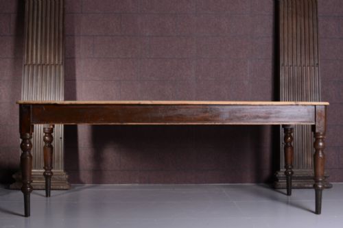 fig 1. English Antique Farmhouse Dining Table