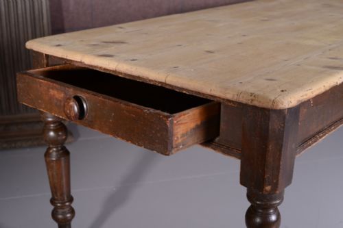 fig 2. English Antique Farmhouse Dining Table