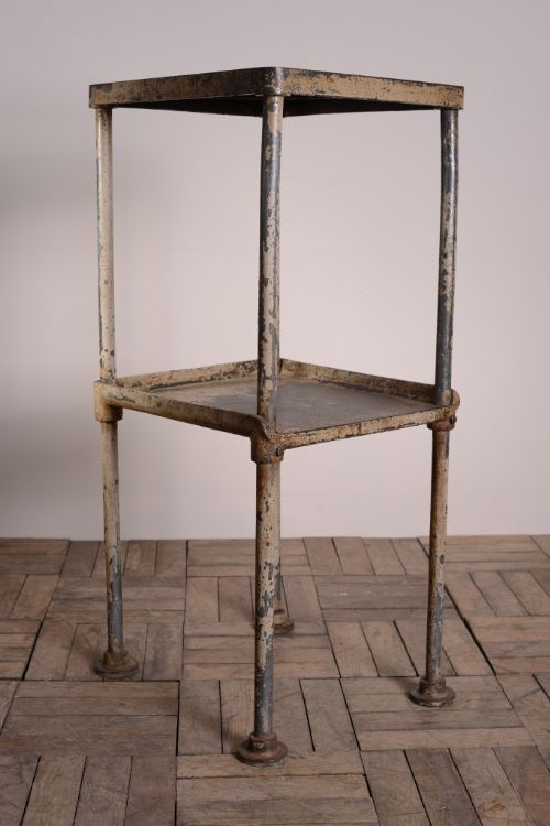 1920'S English Industrial Metal Table