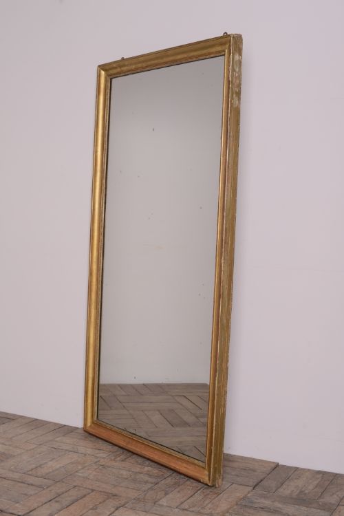 fig 1. English 19th Century Antique Gilt Mirror