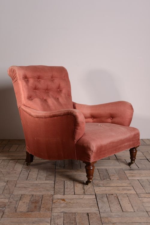 Very Shapely 19th Century Antique Armchair