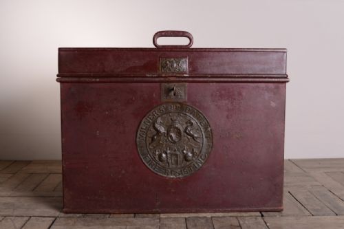 fig 1. 19th Century Antique Milners Fire Resistant Safe