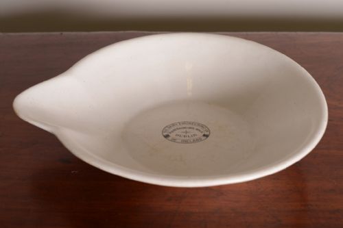 Large 19th Century Antique Dairy Bowl Creamer
