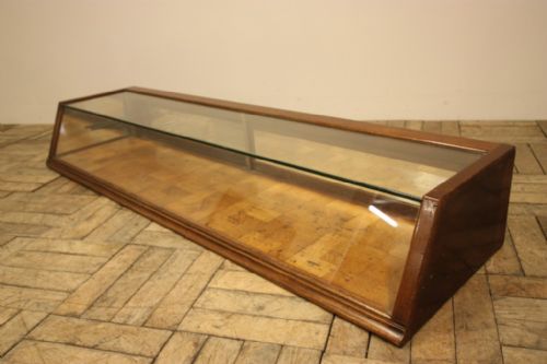 English Antique Shop Counter Display Case