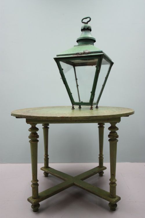 Original Painted Pine Antique Dining Table
