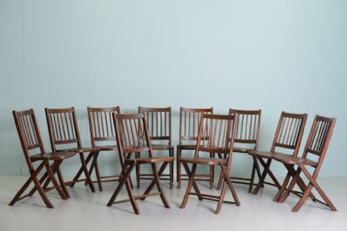 fig 1. Set Of Ten Edwardian Antique Dining Chairs.