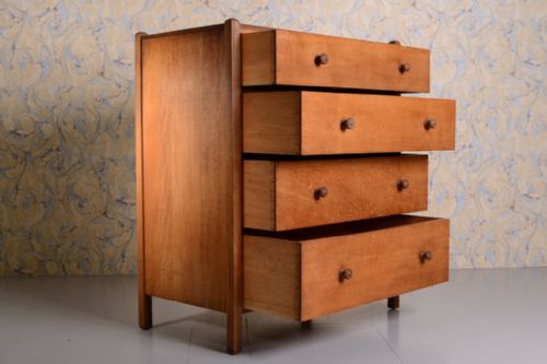 Heals Antique Oak Letchworth Chest of Drawers
