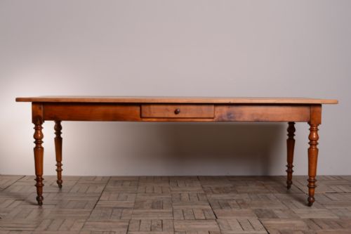 fig 1. Beautiful Antique Cherry Wood Dining Table
