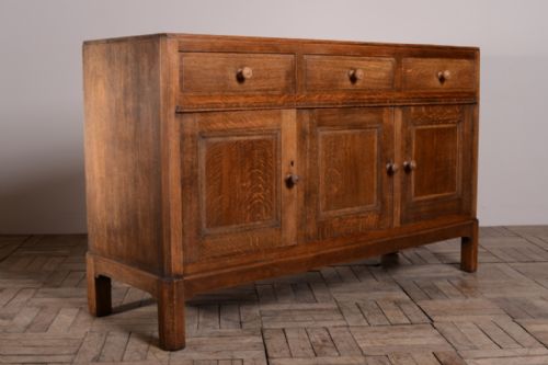 Quality 1930'S Heals Oak Sideboard.