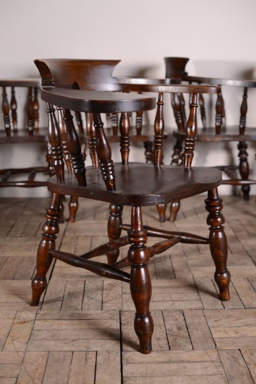 English Antique Scholars Captain Chair