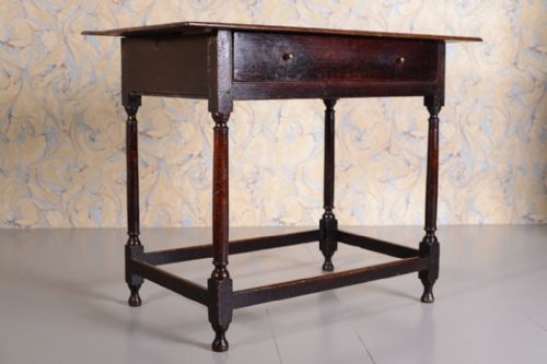Georgian Antique Period Oak Side Table