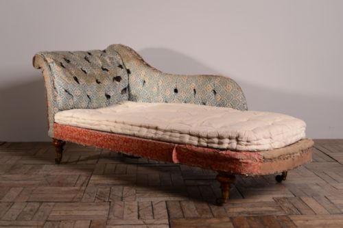 Howard & Sons Antique Chaise Longue