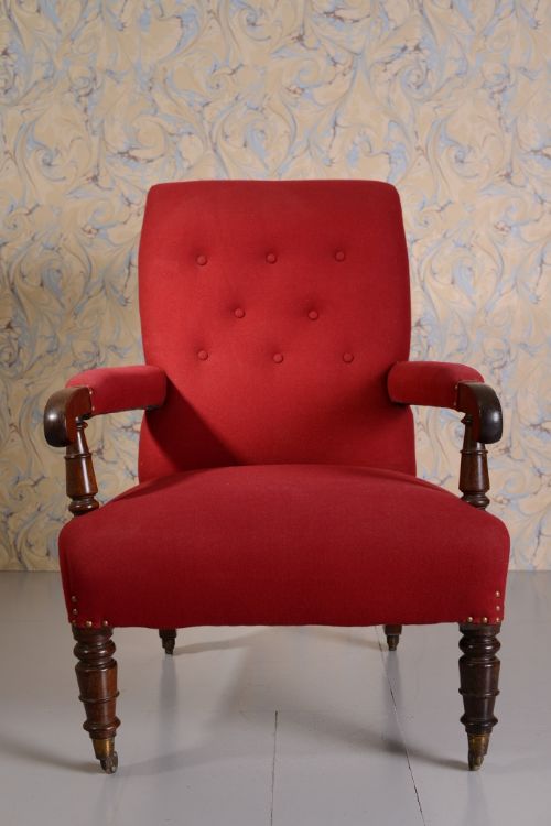 fig 1. William IV Antique Open Armchair